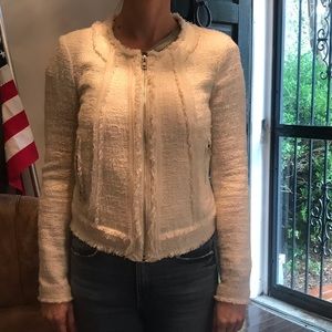 Like new Rebecca Taylor blazer- winter white
